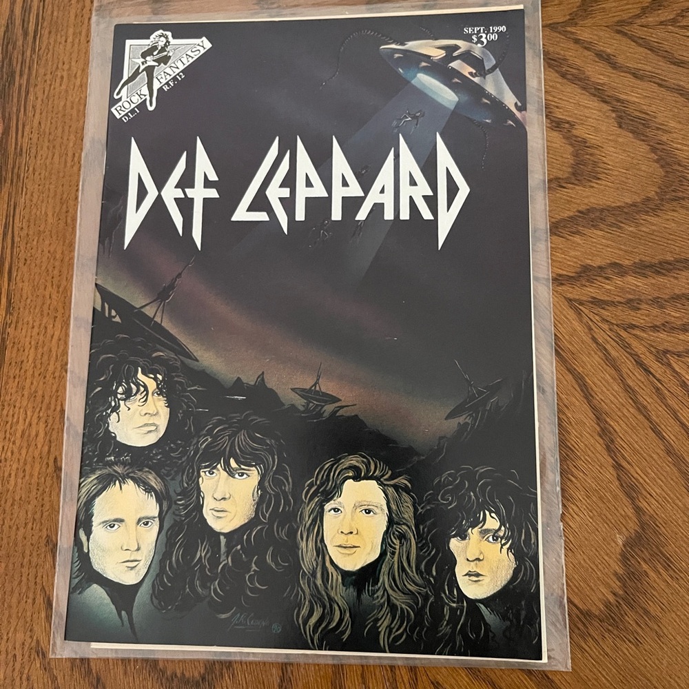 Def Leppard Black Music Poster – Band Art Print